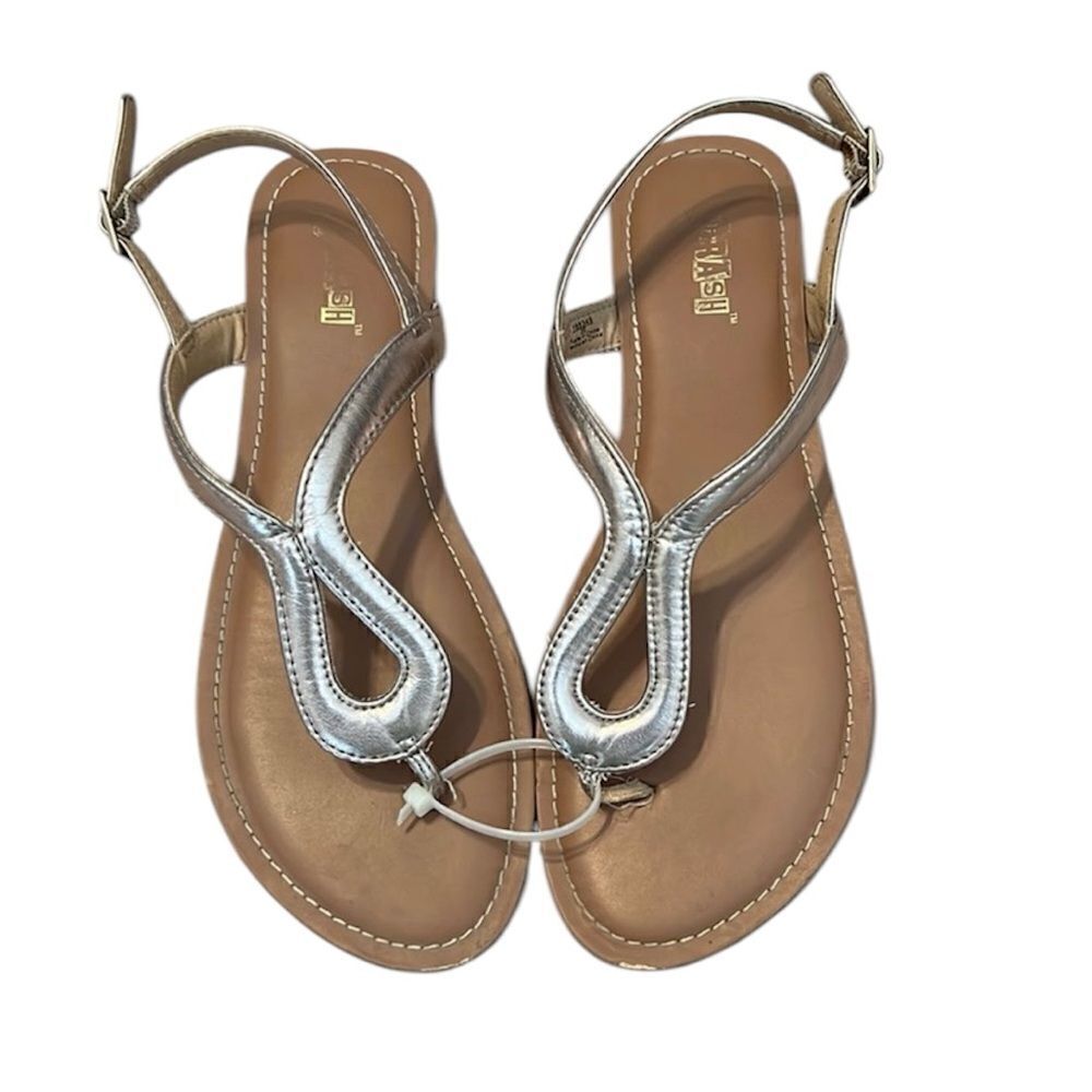 Brash goldish size 9.5 sandal GUC last 2 pics show the signs of wear No box